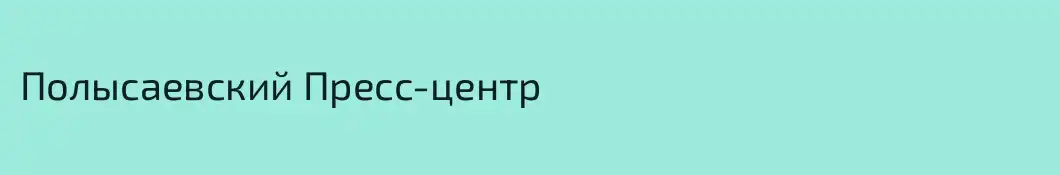 Полысаевский Пресс-центр